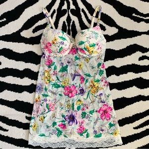 Victoria’s Secret Lingerie Floral Whimsical Butterflies